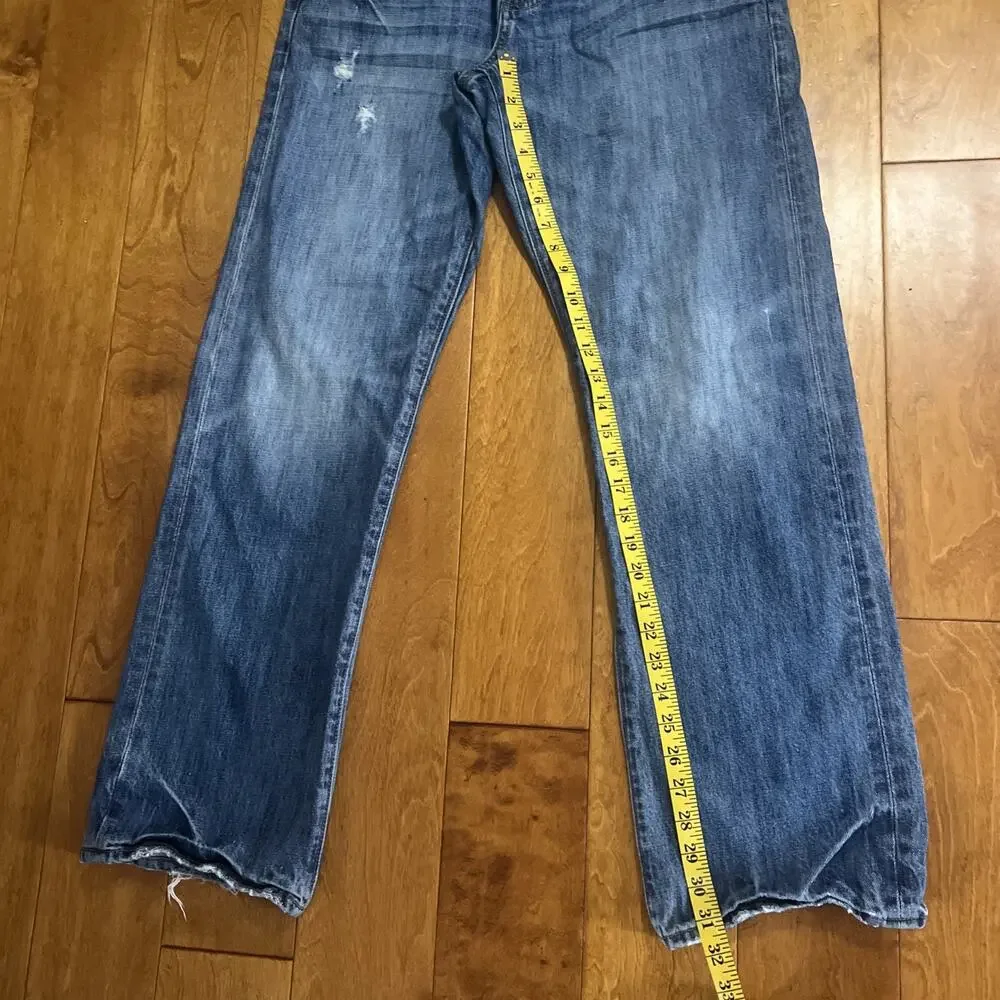 American Eagle Men’s Relaxed Jeans Size 31 X 32 Distressed 2010’s Casual - Picture 5 of 10